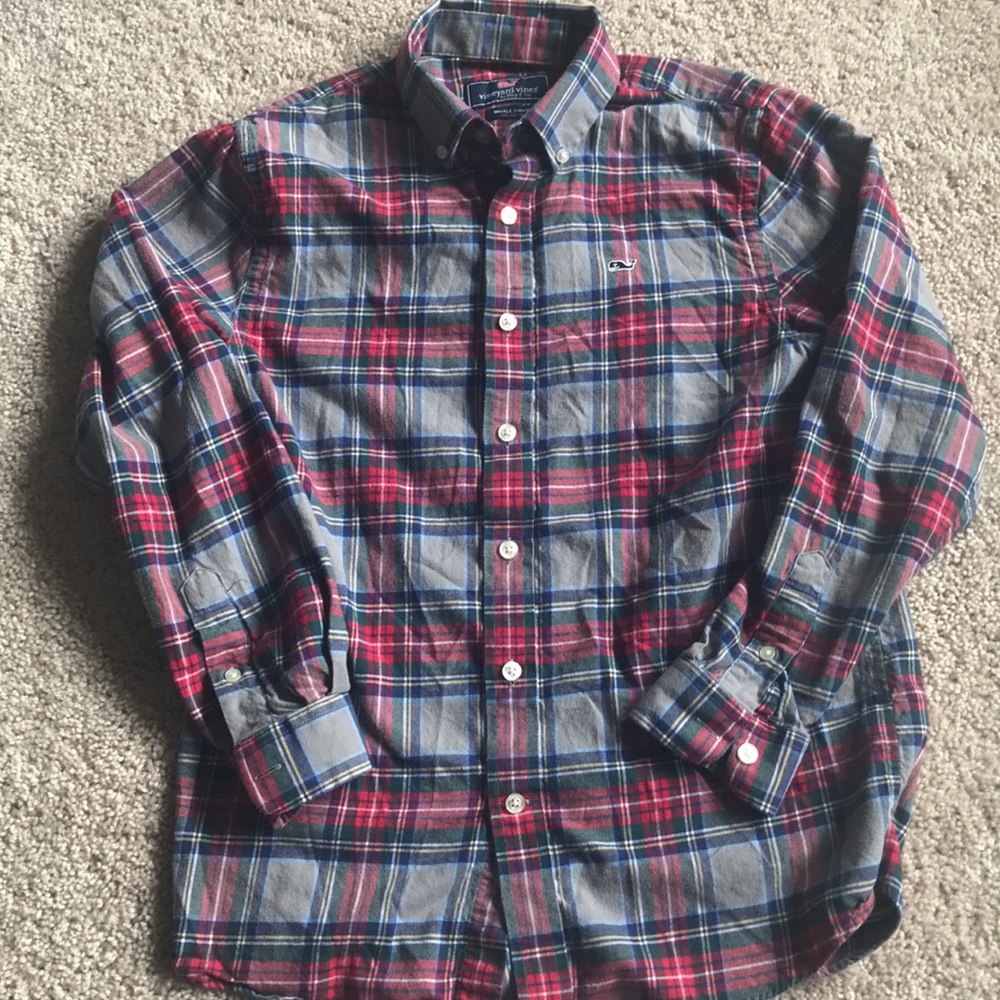 Boys Vineyard Vines Flannel Shirt